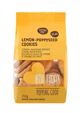 De Online Drogist BioToday Koekjes Citroen-Maanzaad aanbieding