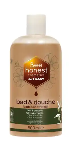De Online Drogist Bee Honest Bad & Douche Olijf & Propolis aanbieding