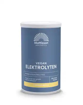 De Online Drogist Mattisson HealthStyle Elektrolyten Lemon Poeder aanbieding