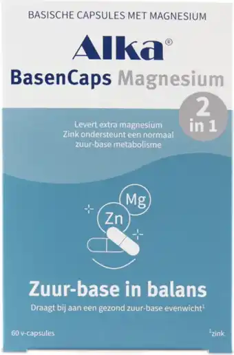 De Online Drogist Alka BasenCaps Magnesium 2in1 Capsules aanbieding