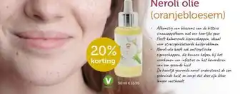 De Rode Pilaren Neroli olie (oranjebloesem) aanbieding