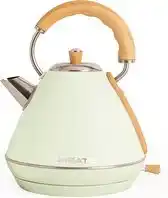 Bol.com CREATE Waterkoker Retro - 2200 Watt - 17 Liter - RVS - BPA vrij - Elektrisch - Pastelgroen - Kettle Retro L aanbieding