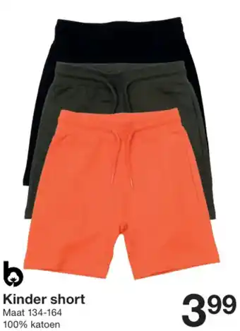 Zeeman Kinder short aanbieding