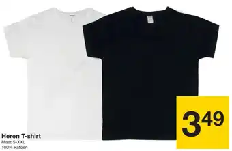 Zeeman Heren T-shirt aanbieding