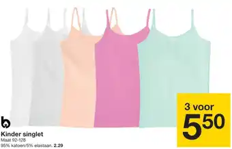 Zeeman Kinder singlet aanbieding