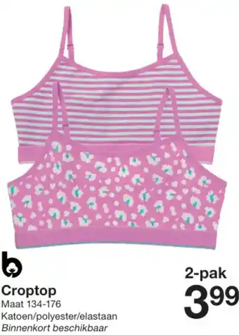 Zeeman Croptop 2-pak aanbieding