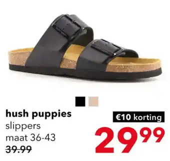 Scapino hush puppies slippers aanbieding