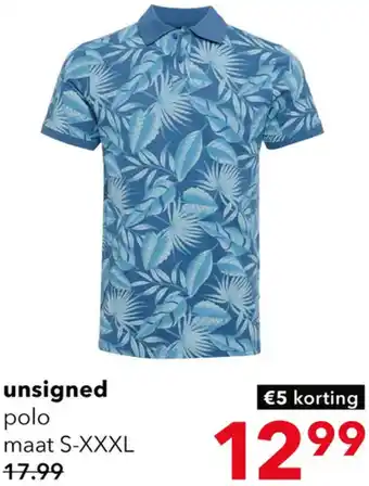 Scapino unsigned polo aanbieding