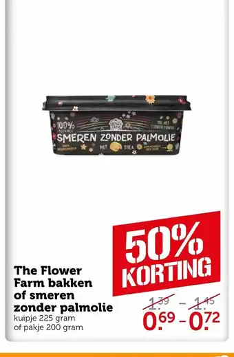 Coop The Flower Farm Bakken of Smeren Zonder Palmolie aanbieding