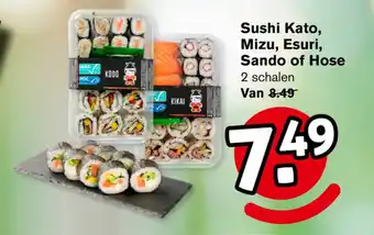 Hoogvliet Sushi Kato, Mizu, Esuri, Sando of Hose aanbieding