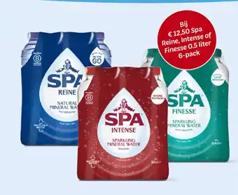 Hoogvliet Spa Reine, Intense of Finesse 0.5 liter 6-pack aanbieding