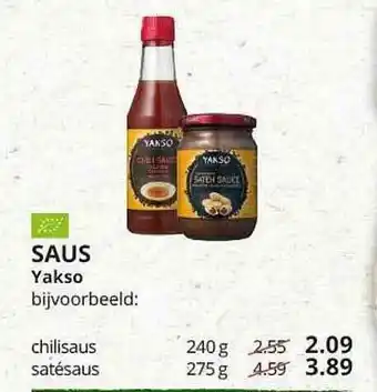 Natuurwinkel Saus Yakso aanbieding