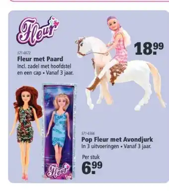 Marskramer Fleur Met Paard Of Pop Fleur Met Avondjurk aanbieding