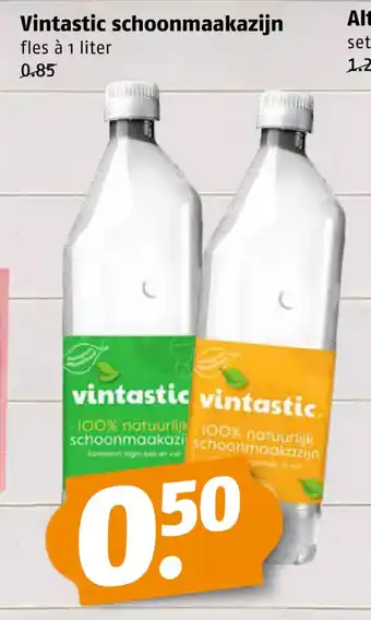 Poiesz Vintastic schoonmaakazijn aanbieding