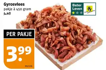 Poiesz Gyrosvlees aanbieding