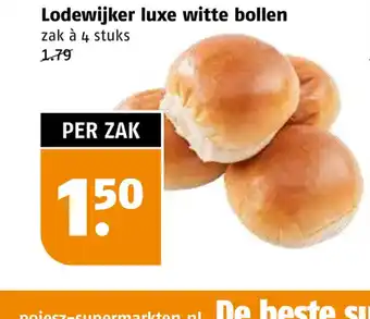 Poiesz Lodewijker luxe witte bollen aanbieding