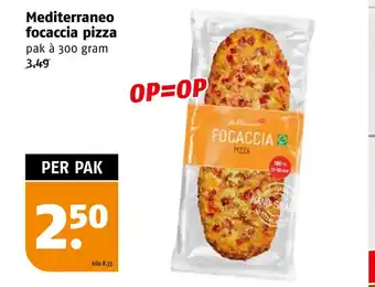 Poiesz Mediterraneo focaccia pizza aanbieding