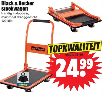 Dirk Black & Decker steekwagen aanbieding