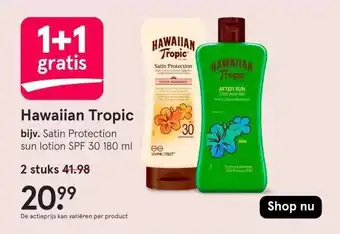 Etos Hawaiian Tropic aanbieding