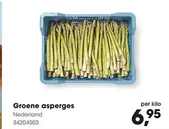 HANOS Groene asperges aanbieding