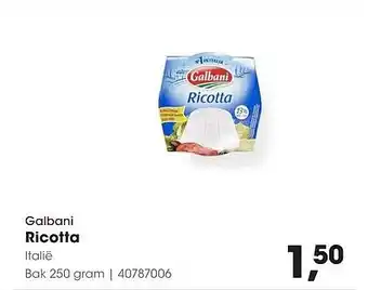 HANOS Galbani Ricotta aanbieding