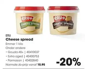 HANOS ERU Cheese spread aanbieding