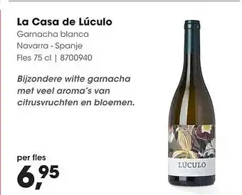 HANOS La Casa de Lúculo aanbieding