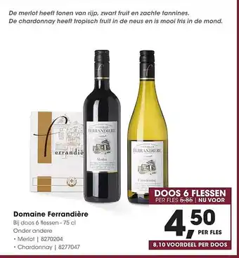 HANOS Domaine Ferrandière aanbieding