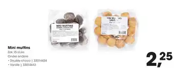 HANOS Mini muffins aanbieding