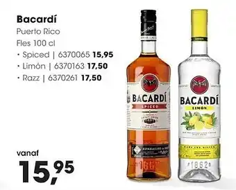 HANOS Bacardí aanbieding