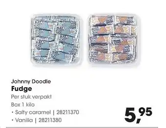 HANOS Johnny Doodle Fudge aanbieding