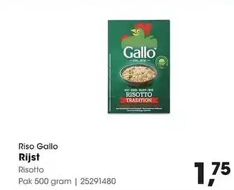 HANOS Riso Gallo Rijst aanbieding
