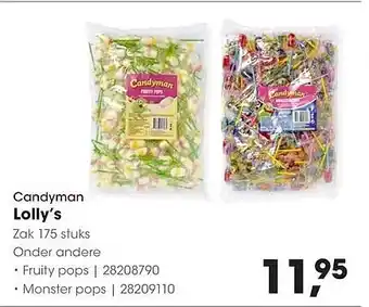 HANOS Candyman Lolly's aanbieding