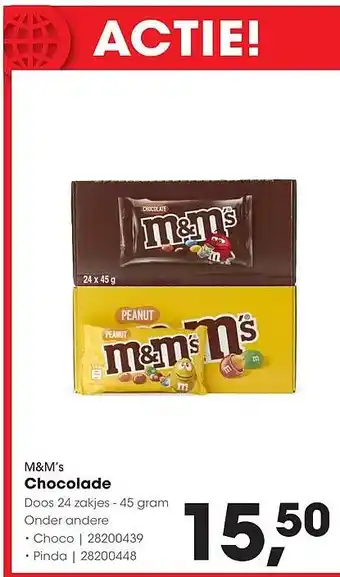 HANOS M&M's Chocolade aanbieding