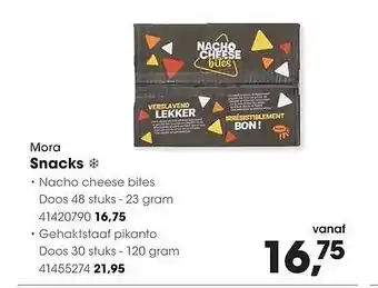 HANOS Mora Snacks aanbieding