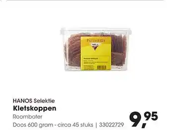 HANOS HANOS Selektie Kletskoppen aanbieding