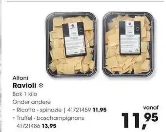 HANOS Altoni Ravioli aanbieding