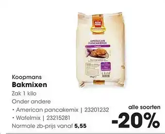 HANOS Koopmans Bakmixen aanbieding