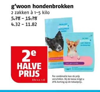 Poiesz g'woon hondenbrokken aanbieding