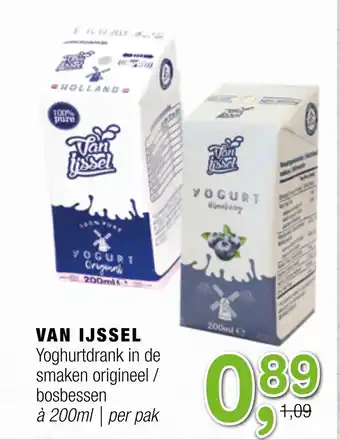 Amazing Oriëntal VAN IJSSEL Yoghurtdrank 200 ml aanbieding