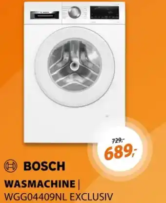 Expert BOSCH WASMACHINE aanbieding