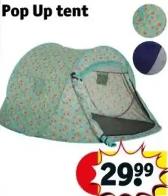 Kruidvat Pop Up tent aanbieding