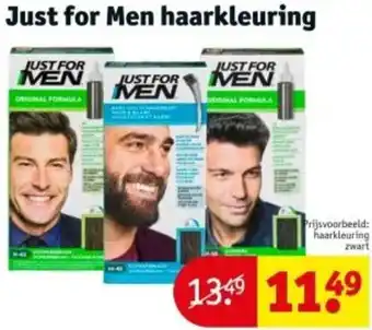 Kruidvat Just for Men haarkleuring aanbieding