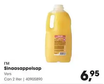 HANOS I'M Sinaasappelsap aanbieding