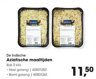 HANOS De Indische Aziatische maaltijden aanbieding