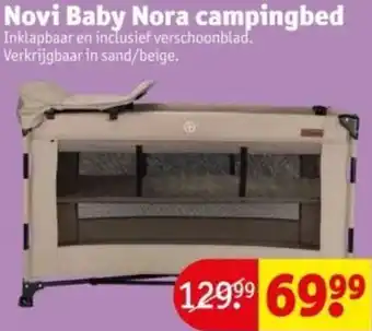Kruidvat Novi Baby Nora campingbed aanbieding