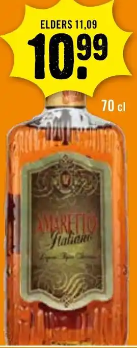 Dirck 3 AMARETTO ITALIANO 70 cl aanbieding