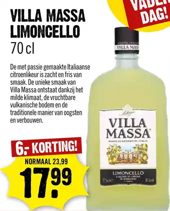 Dirck 3 VILLA MASSA LIMONCELLO 70 cl aanbieding