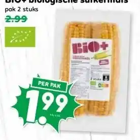 Boon`s Markt BIO+ biologische suikermaïs aanbieding