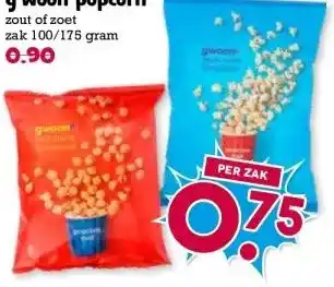 Boon`s Markt g'woon popcorn aanbieding